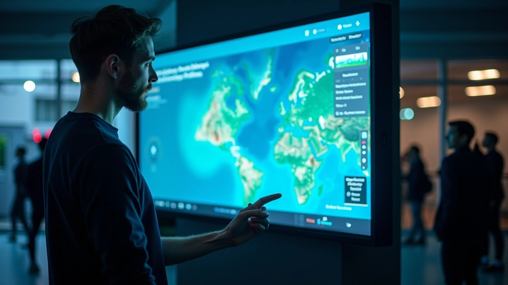 Interaktiivne kaardirakendusse ekraanil, näha oleva Eesti rannaaluse kartograafiaga ja kogukonnaliikmete märkustega